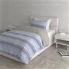 Italian Bed Linen Set Copripiumino Fantasy, Lavorato in Italia - Parure Copri Piumino - Sacco Piumone 200x200 cm con Patella e Federe Cuscino, Piazza e Mezza, Frequenze