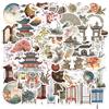 Kaderas Antico Stile Cinese Adesivi Stickers per Scrapbook Valigie Bagagli Skateboard Casco Laptop