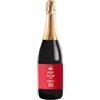 Bottle-Up Bottiglia di Prosecco Personalizzato DOC Spumante Extra Dry - Keep Calm it's only. - Idea Regalo per compleanno e idea regalo per anniversario (0,75L, Rosso)