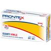 SAFETY SpA Prontex Guanti In Vinile Misura Grande 100 Pezzi - Guanti Monouso Ideali per Uso Generico e Sensibilità