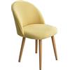 POIUYT Coprisedia con Schienale 4/6 Pezzi Fodere Coprisedia Elasticizzato Elegante per Sala da Pranzo Ufficio Coprisedia con Schienale Rotondo Jacqaurd Lavabile (Color : J, Size : 2pcs)