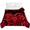 Surwin Trapuntino Copriletto Trapuntato Primaverile Estivo,Stile Moderno,Trapuntino in Morbida Microfibra con Stampa Rosa 3D Leggero Coperta Letto Singolo Matrimoniale (Gocce d'Acqua,230x260cm)
