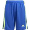 adidas Bambino Squadra 21 Shorts, Team Royal Blue/Team Solar Yellow/Team Royal Blue, 7-8 Years