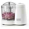 Avilia Tritatutto con Funzione Pulse - Chopper Elettrico per Formaggi, Ghiaccio, Verdure, in Plastica e Acciaio Inox, 11.3x17.3x15cm, Bianco, 120W, 350ml