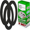 ONIX TECH 3 Pezzi Guarnizioni 6 Tazze con Diametro Ø 77/61 mm adatto per Giannina Caffettiera - Garanzia di 5 Anni - ONIX TECH