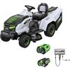 EGO KIT TR 3801 E-B - Trattorino Tagliaerba T6 - Kit 2 Batterie + Caricatore