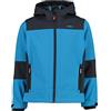 CMP Softshell jacket with ClimaProtect WP 7,000 technology , Boy, Danube-Antracite, 116