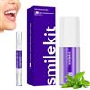 BMHNQ Dentifricio Viola Dentifricio Sbiancante Hi Smile Teet Whitening Dentifricio Sbiancante Smile Dentifricio Sbiancante Viola Tooth Stain Removal Sbiancamento per Denti Sensibili 2PCS