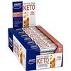 Enervit Protein Snack Keto Salted Nuts, Astuccio 30 Barrette da 35 Grammi, con Proteine di Soia e Pisello, per il Mantenimento del Tono Muscolare, Indicato per la Keto Diet, Senza Glutine