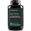 Zenement Hair Forte | Vitamine per Capelli, con Miglio, Saw Palmetto, Biotina, Zinco e Selenio | Integratore Capelli Anticaduta che Accelerano la Naturale Crescita Capelli | 120 Capsule Vegane | Zenement