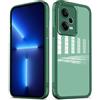 PanXCase Cover Trasparente per Xiaomi Redmi Note 12 Pro 5G - Custodia Clear con Lens Protector Ultra Sottile Morbida Antiurto con Protezione Fotocamera (Verde)