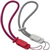 SURPHY Cordino per Cellulare,2 Pezzi Regolabili Universale Cordino,Laccio da Polso in Nylon Resistente e Antifurto,Compatibile con Ventilatori Portatili/Chiavi/Portafogli,24cm(Rosso & Grigio