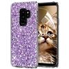 OKZone Cover Samsung Galaxy S9 Plus, Custodia Lucciante con Brillantini Glitters Ultra Sottile Designer Case Cover per Samsung Galaxy S9 Plus (Viola)