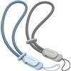 SURPHY Cordino per Cellulare,2 Pezzi Regolabili Universale Cordino,Laccio da Polso in Nylon Resistente e Antifurto,Compatibile con Ventilatori Portatili/Chiavi/Portafogli,24cm(Blu Nuvola & Grigio)