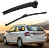 JinsenTGG Braccio e Spazzola Tergilunotto Posteriore sostituzione compatibile con SKODA FABIA 2008-2014 Touran 1T1 1T2 2003-2010, Braccio Tergicristallo Posteriore Gomma