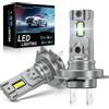 Dumgeo H7 LED, lampadina auto H7 LED Anti Error Canbus, 12v 1600LM, 6500K 500% di luminosità, 1:1 sostituzione lampada alogena, 2 lampadine H7 LED