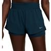 Nike Pantaloncini da tennis da donna Nike Dri-Fit One 2-in-1 Shorts - Blu