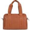 CHILDHOME, Borsa fasciatoio, Mommy Bag, Fasciatoio incluso, Ampio spazio, Attacco per passeggino, Tracolla, Cotone, 22L, Mommy Club Signature, Marrone