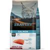 Bravery Sterilized Cat Salmone crocchette gatto grain free 7 Kg