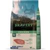 Bravery Adult Chicken Medium Large 4kg crocchette cane grain free