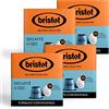 Bristot 120 Capsule Compatibili Nespresso Decaffè- Miscela di Caffè Decaffeinato Con Note Di Cacao E Malto.