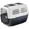 FerplastTrasportino CLIPPER PLUS, Gabbia da Viaggio per Cani Omologata IATA, Scomparto Doppio per Accessori, Maniglia Estraibile