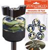 Cympad Camuffare Chromatics Foam Cymbal Pad Set - Rondelle in schiuma a memoria di forma ad alta densità per migliorare il suono e la durata, adatte a tutti i supporti per piatti - 40/15mm