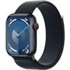 Apple Watch Series 9 (41 mm GPS + Cellular) Smartwatch con alluminio e Boucle Sport Minuit. Suivi de l'activité Physique, apps Oxygène sanguin et ECG, Neutre e Carbone