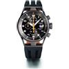 Locman Montecristo Chrono 41mm acciaio PVD nero 0542K01S-BKBKORSK