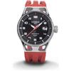 Locman Montecristo automatico 41mm nero e rosso silicone 0541A01S-00BKRDSR