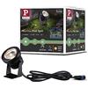 Paulmann Plug & Shine 94559 - Faretto LED per esterni, IP68, incl. 1 lampadina da 5 W, dimmerabile, bianco caldo e nero, in alluminio, 3000 K