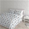Italian Bed Linen FANTASY Parure Copripiumino realizzato in Italia, microfibra, Blow, Matrimoniale