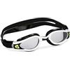 Aqua Sphere - Occhialini da Nuoto, Modello Kaiman Exo, Regular Fit, Lenti Chiare, Colore: Nero
