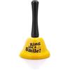 VABNEER Tea Hand Campana di Metallo Campanello di Metallo Ristorante Dinner Bell Reception Bell per Hotel Reception Reception Ristorante Eventi di Nozze, Food Line, Ringing, Bell Alarm e ect (Giallo)