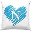 Vulfire Napoli federa per cuscino, regalo Tifoso originale Idee Regali per lui e per lei pillow bianco sportivo calcio uomo donna - senza Imbottitura (40_x_40_cm, Bianco)