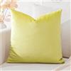 Artscope Federe Cuscini in Velluto Minimalista Copricuscino Colorato per la Decorazione Domestica Soggiorno Camera da Letto Divano 40x40cm, Giallo Limone
