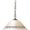 Generico Lampadario a sospensione classica in vetro marmo 1 luce Forgiato d.40 per ingresso, salotto, soggiorno, sala da pranzo, cameretta, cucina, bagno