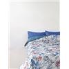 Bassetti Lenzuola LETTO SINGOLO, Completo letto Made in Italy, 1 Lenzuolo Piano 160x280 cm + 1 Lenzuolo con Angoli 90x200 cm + 1 federa 50x80 cm (Fiore Blu)