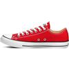 Converse Chuck Taylor All Star Core Ox, Sneaker Unisex, Rosso, Taglia 44