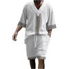 Generico Pantaloncini Uomo Cotone Leggero Pantaloni da Trekking Uomo Giubbotto Estivo Uomo Firmato Vestito Uomo Lino Completo Vestito Elegante Uomo Estivo Vestito Uomo Elegante Completo 6XL