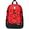 Invicta Zaino Ufficio Invict-Act Plus Plain, Rosso, Doppio Scomparto Con Tasca PC, Tasca Borraccia, Tasca Con Organizer, Cinghia Vita, Nastri Torace e Regolazione Volume, Zaino Lavoro Scuola Viaggio