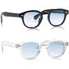 OS SUNGLASSES Occhiali da sole Polarizzati 2 Paia stile MOSCOT mod. DEPP Fumè - VINTAGE Johnny Depp uomo donna CULT unisex Box Regalo