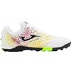 Joma Maxima 2442 Blanco Amarillo Turf Calcetto Uomo