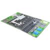 Rururug Tappeto da gioco per bambini, tappeto da gioco per aeroporto, pista aeroportuale, tappeto per bambini per sala giochi e camera da letto dei bambini, morbido tappeto pieghevole decorativo, 300 x 400 cm