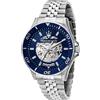 Maserati Orologio Uomo, Automatico, Analogico, Cinturino in Acciaio, Collezione Sfida - R8823140011