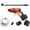 Black & Decker BLACK+DECKER BCPC18D1-QW Idropistola a Batteria 18V, 1 Batteria 18V, 2.0Ah, Arancione/Nero