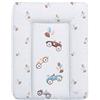 Ceba Baby® Fasciatoio Materassino - Fasciatoio neonato morbido - Cuscino Fasciatoio Lavabile per bambine e bambini - certificato Öko-Tex - impermeabile - 70x50 cm - auto retrò