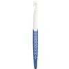 Prym ergonomico uncinetti per lana, Bianco/Blu, 10 mm x 18 cm