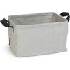 Brabantia Cesta per Panni Richiudibile - Compatta e Facile da Riporre - Piega Completamente - Grande Capacità - Rivestimento Impermeabile - Multifunzionale - Grey - 35 Litri