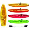 Big Mama Kayak canoa 1 posto GIL 2.0 BIG MAMA KAYAK - kayak monoposto da 254 cm + seggiolino + pagaia